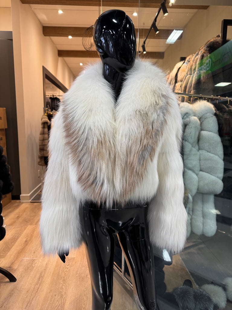 Luxury Natural Fox Fur Jacket – Real Fur