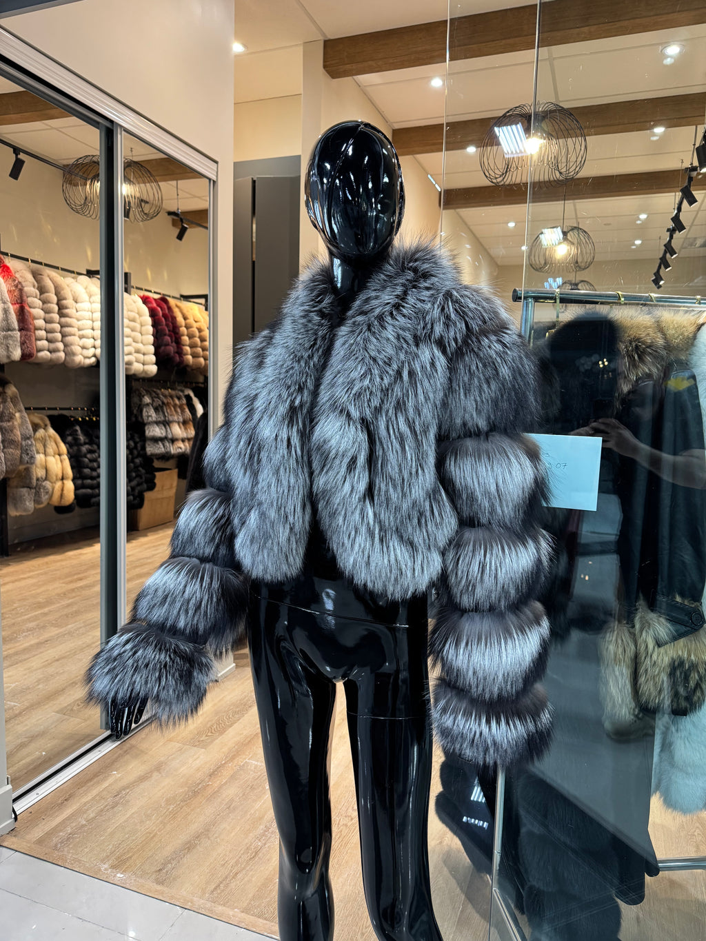 Silver Fox Fur Jacket