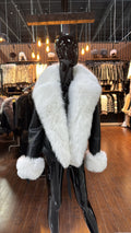 Fox Fur and Leather Jacket