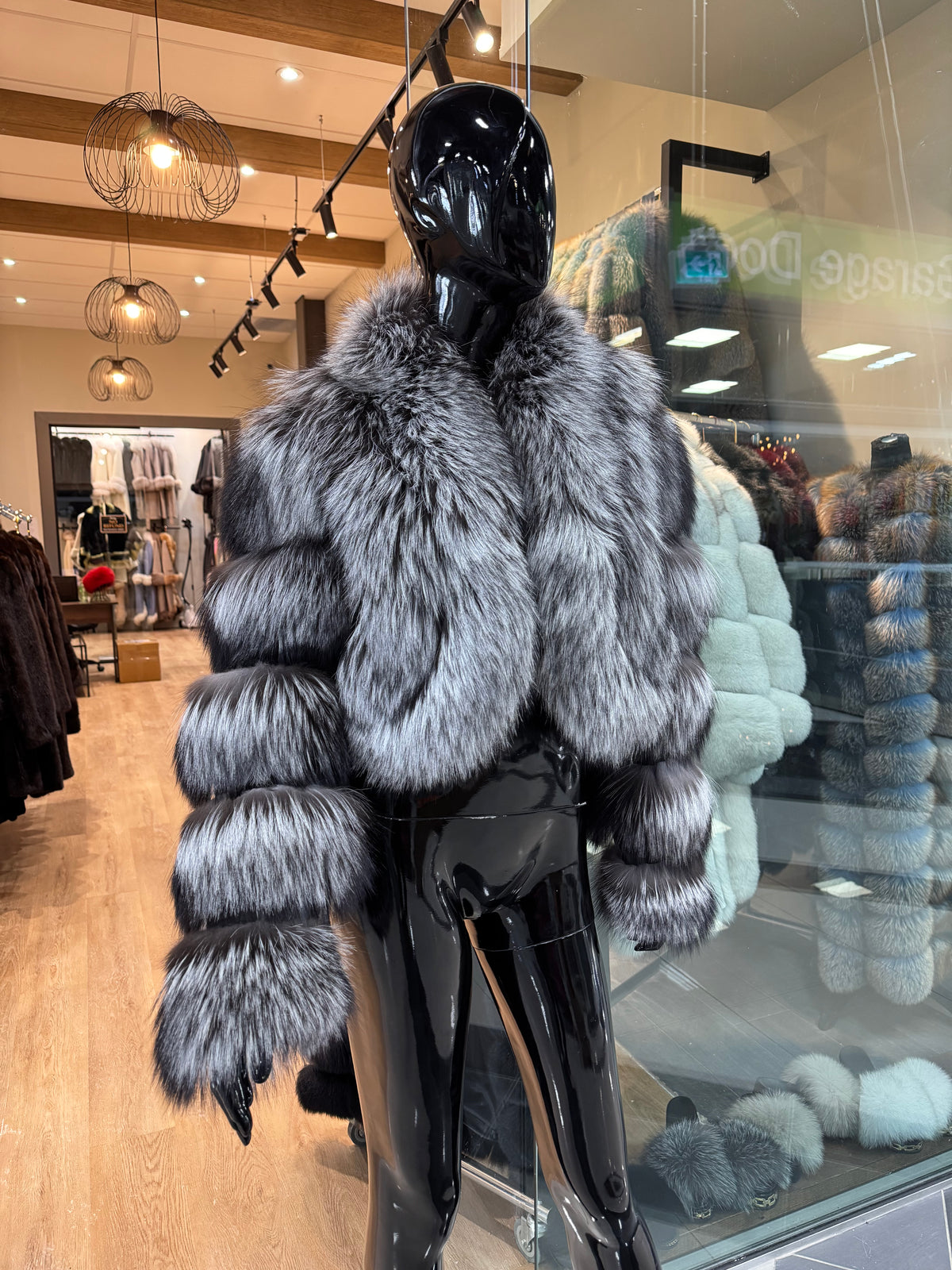 Silver Fox Fur Jacket