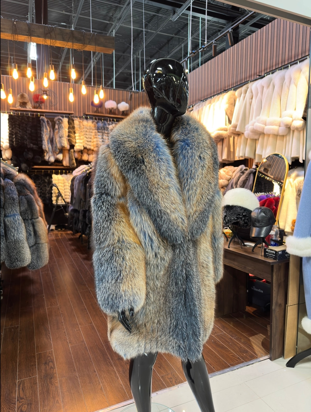 Exclusive Color Real Fox Fur Jacket – Luxury & 100% Natural Fur Fashion
