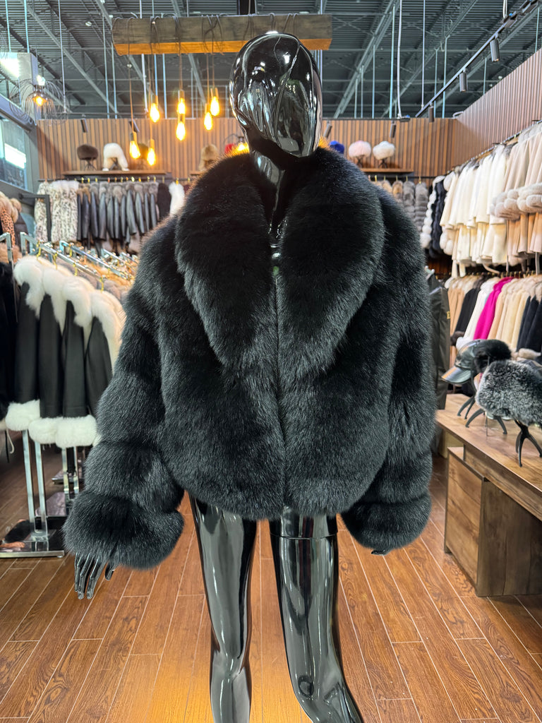 Exclusive Luxury Fox Fur Jacket – Premium Elegance