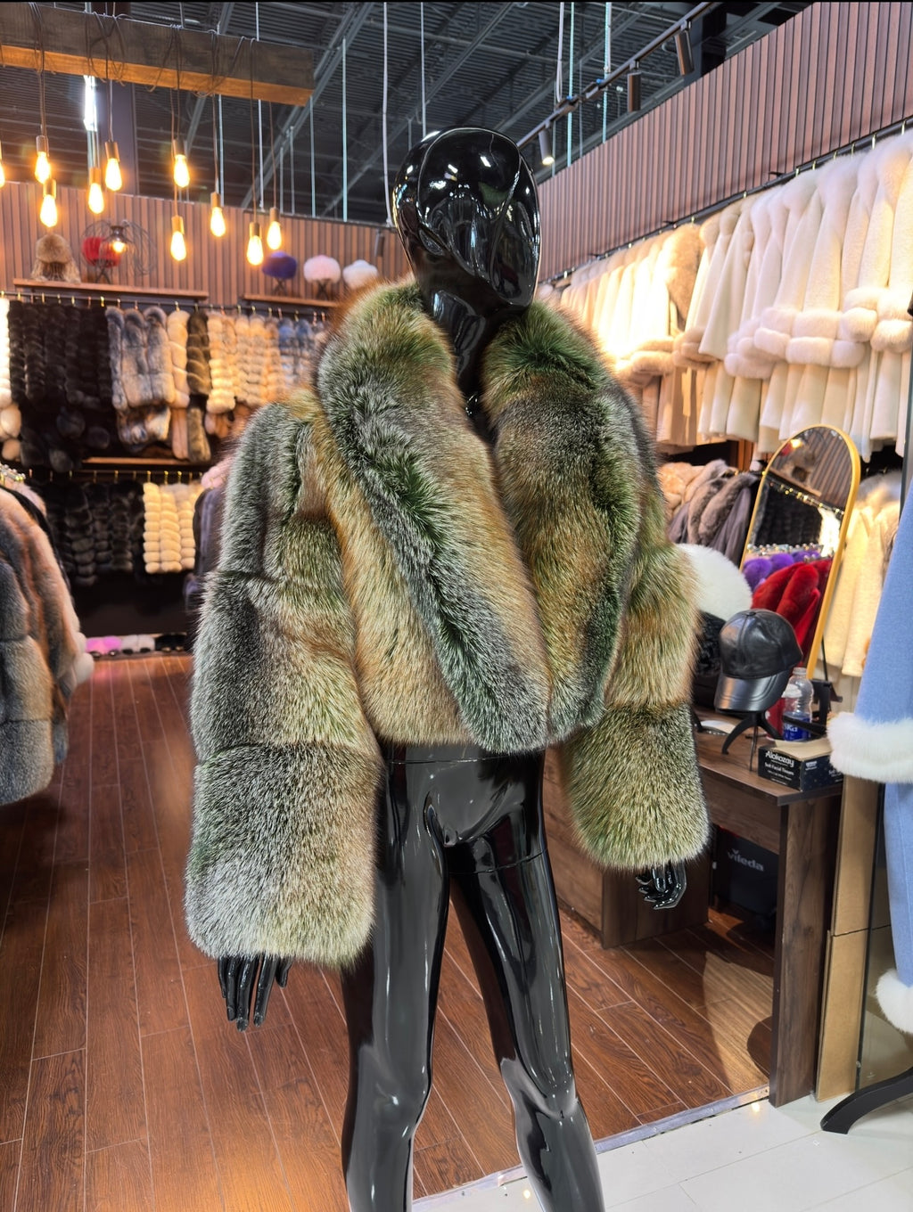 Exclusive Color Real Fox Fur Jacket – Luxury & 100% Natural Fur Fashion