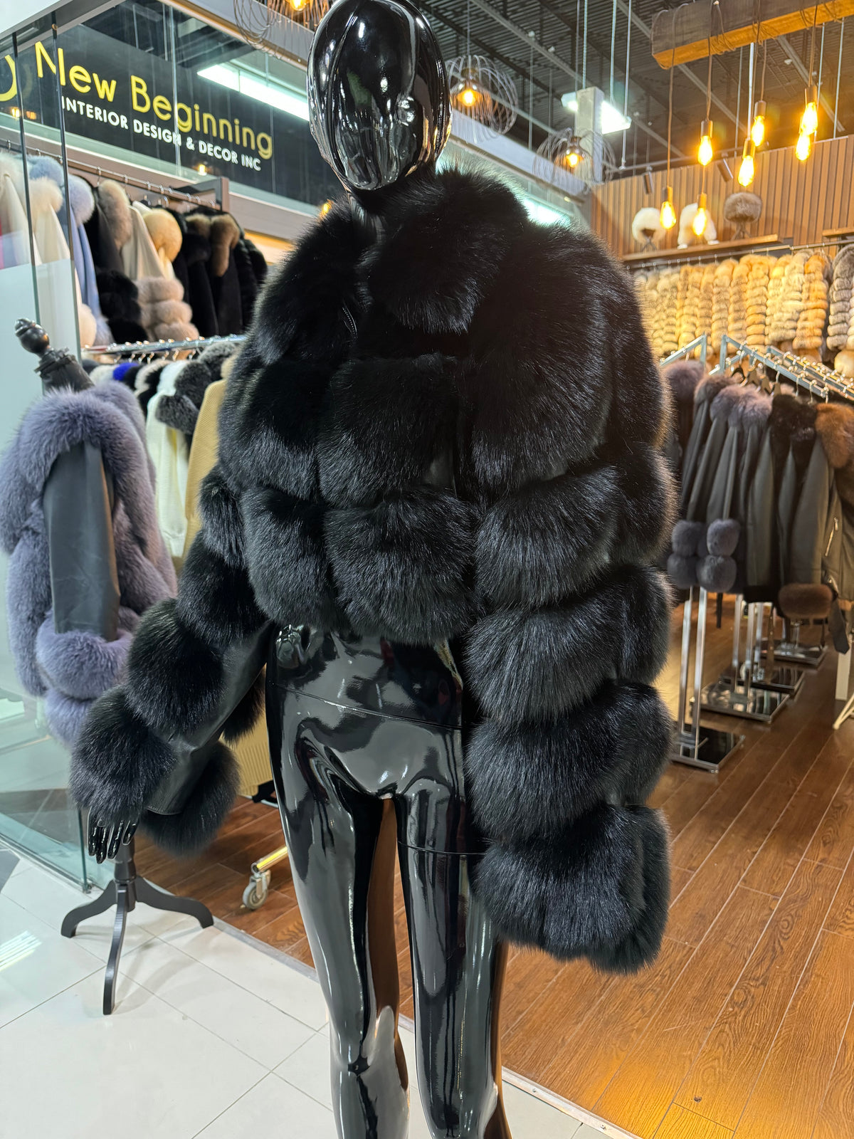 Black Fox Fur jacket