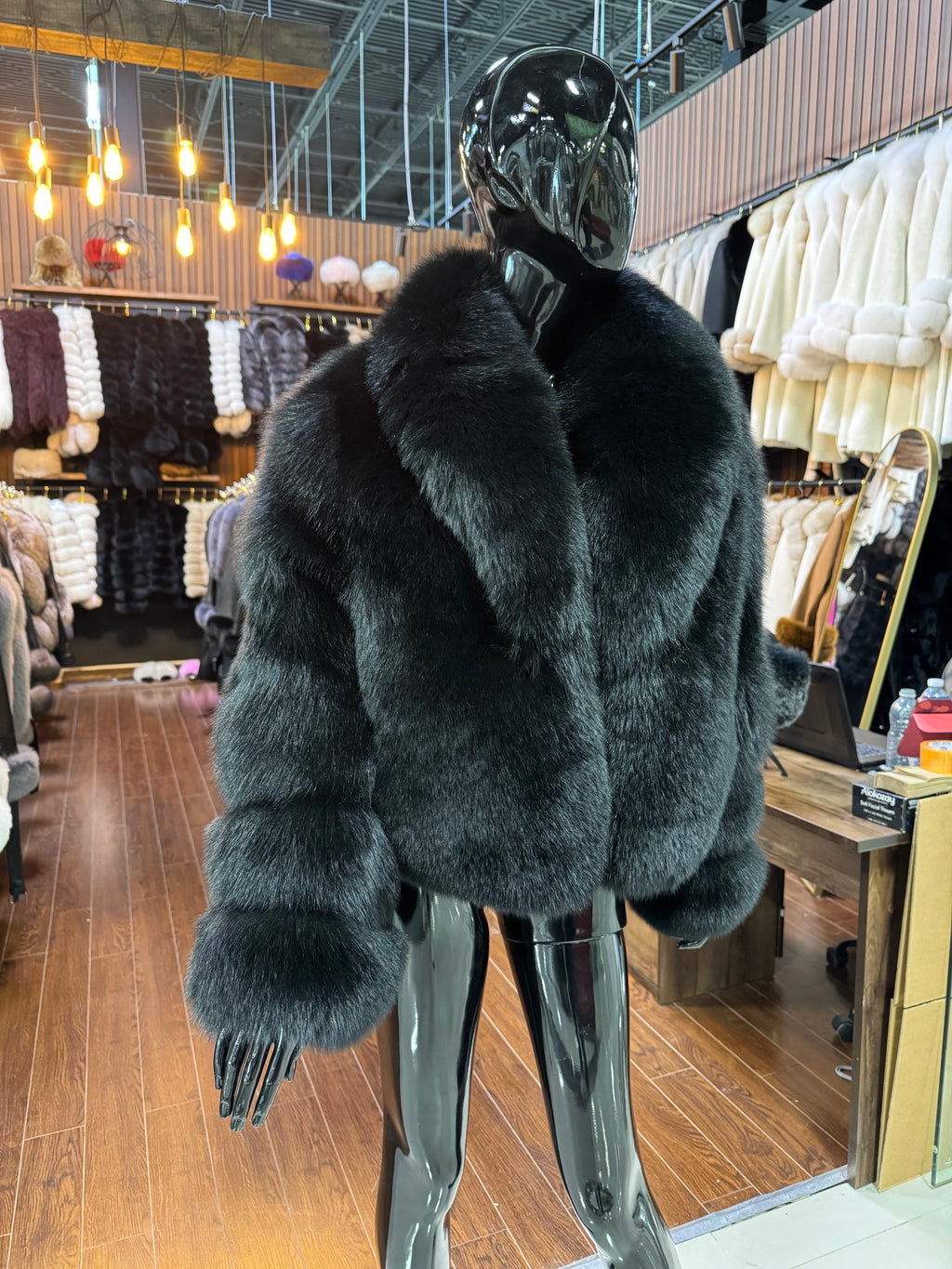 Exclusive Luxury Fox Fur Jacket – Premium Elegance