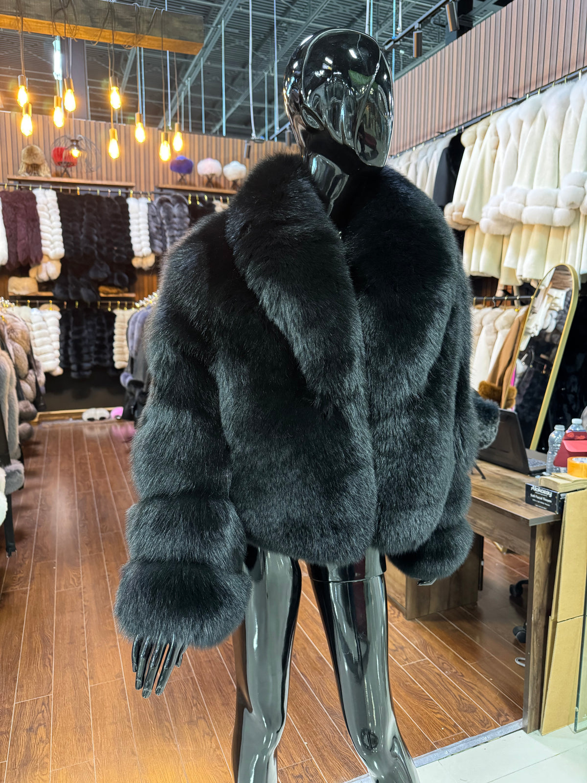 Exclusive Luxury Fox Fur Jacket – Premium Elegance