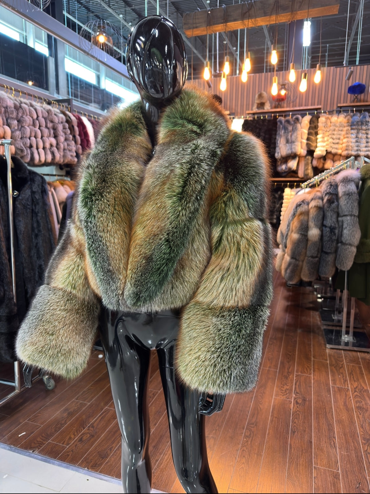 Exclusive Color Real Fox Fur Jacket – Luxury & 100% Natural Fur Fashion