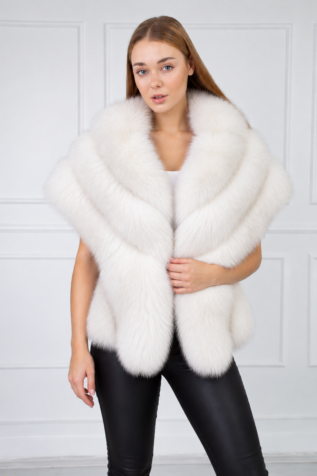 FUR PONCHOS & SHAWLS
