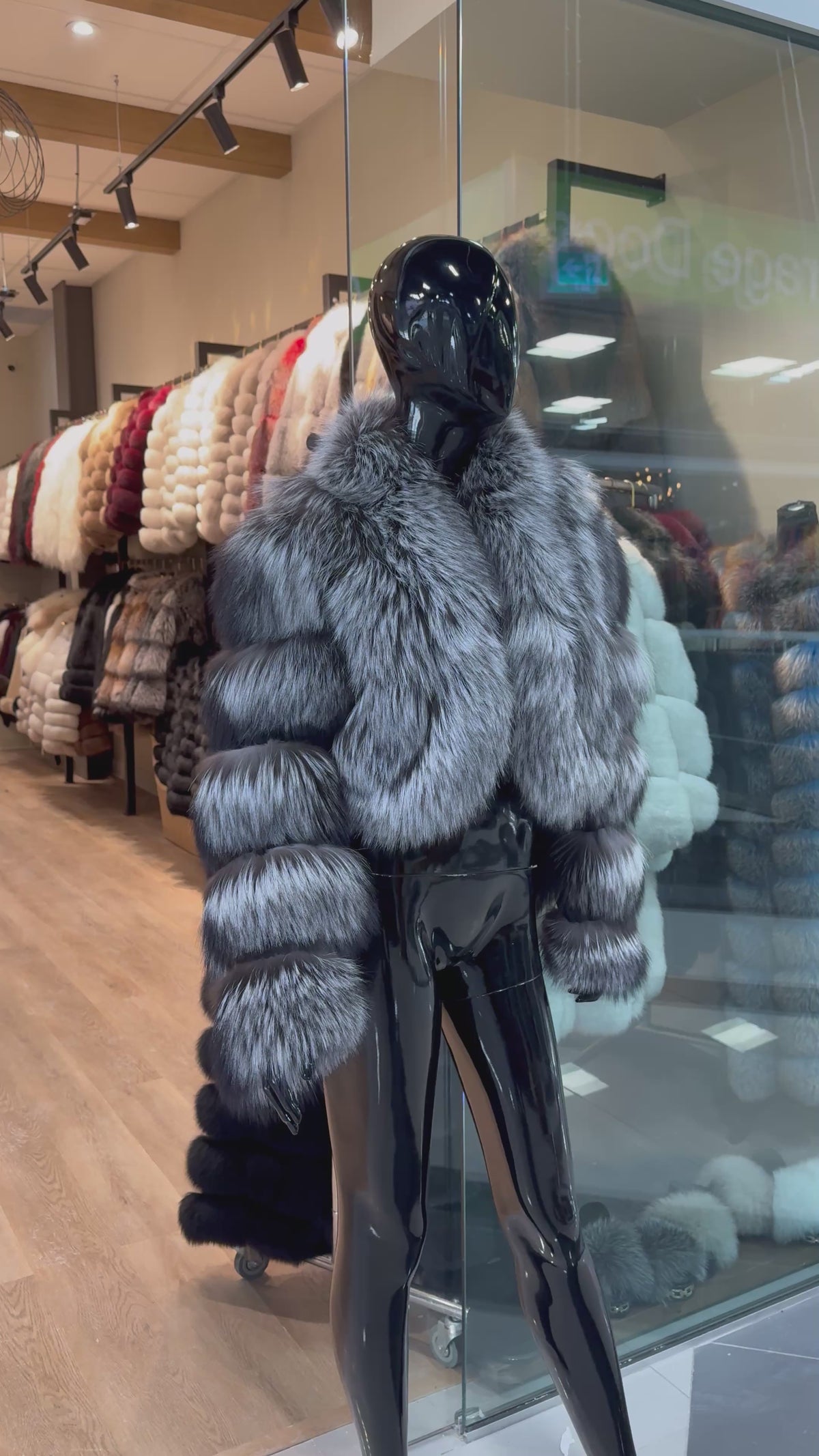 Silver Fox Fur Jacket